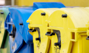 waste container trash bin level monitoring for smart waste management