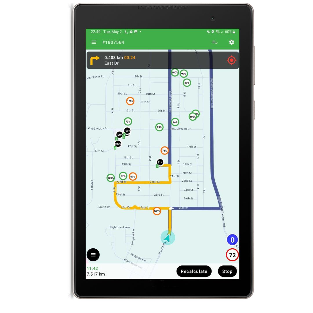 Driver Navigation App for Waste Collectors