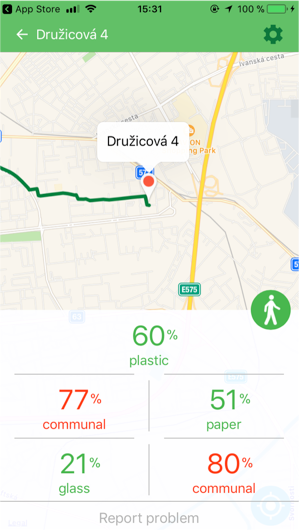 Find nearest available bin